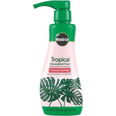 Alimento tropical para plantas de interior Miracle-Gro - Fertilizante líquido, 8 fl. oz. Foto 1 de 4