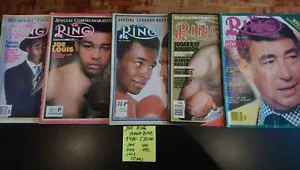 The Ring Magazine January,February, July, November, December 1980 X 5 Issues - Picture 1 of 6