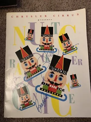 Oksana Baiul Brian Boitano Viktor Petrenko Nutcracker Signed Program Christmas - Image 1 of 4