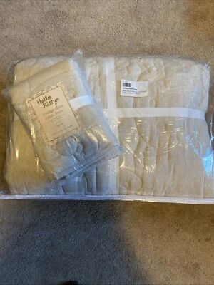 Pottery Barn Teen HELLO KITTY® Heritage Linen Cotton Quilt & Sham, NWT - Image 1 of 4