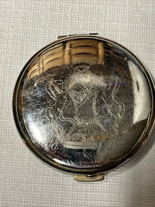 Vintage Giorgio Armani Gold Tone Compact Mirror See Photos And Description - Picture 1 of 7