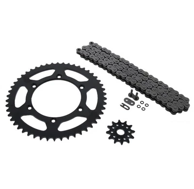 1997-1999, 2004-2005 se adapta a Suzuki RM125 O anillo cadena y piñón negro 12/50 114L Foto 1 de 4