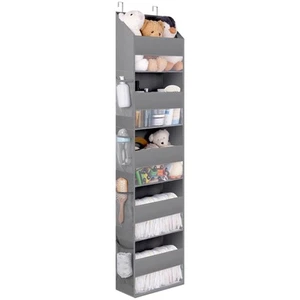 5-Shelf Fabric Over Door Hanging Organizer, Back Door Storage Organizer, Behi... - Picture 1 of 7