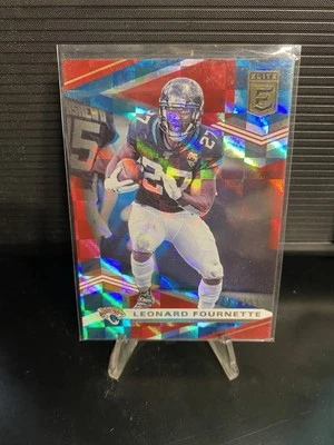 Leonard Fournette 2020 Donruss Elite Football Red /399 - Image 1 of 3