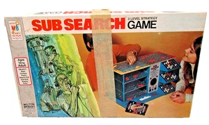 Vintage Milton Bradley 1973 SUB SEARCH 3 Level Strategy Board Game COMPLETE - Picture 1 of 2