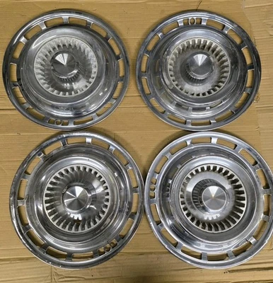 1959 CHRYSLER IMPERIAL LEBARON 300 15" HUBCAP WHELL COVERS SET OF 4 - Image 1 of 4