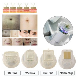 Replace Micro Needle Cartridge Tip Nano10/25/64 Pins Gold Plated For RF Machine - Picture 1 of 17