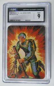 1986 Hasbro G.I. Joe Action Card Short-Fuze #4 CGC 9 - Picture 1 of 3