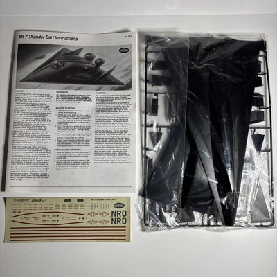 Testors # 567 XR-7  Aurora Thunder Dart 1/72 Scale Model Kit - Image 1 of 4