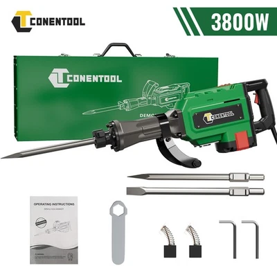 3800W Hochleistung-Betonbrecher Elektro Abbruchhammer 2200 T/min Meißelhammer - Bild 1 von 4