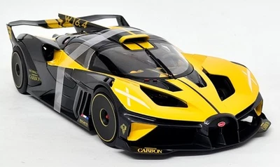 Maisto 1/18 Bugatti Bolide Yellow Grey Supercar Diecast Scale Model Car - Image 1 of 4