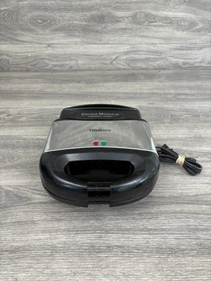 Villaware Croque Monsieur Sandwich Maker Griddle Grill 5625 Clam Shell Mold - Image 1 of 4