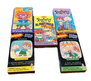 Rugrats 5 VHS Bundle W/ New Sealed Dr. Tommy Pickles (1998) Nickelodeon 90s Read - Picture 1 of 22