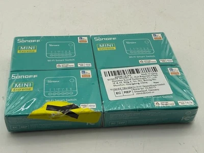Interruptor WiFi inteligente Sonoff mini extreme paquetes de 4 temporizador hágalo usted mismo funciona con Amazon Alexa Foto 1 de 4