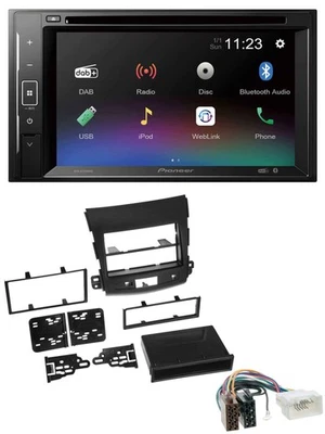Pioneer Bluetooth MP3 USB 2DIN DAB DVD Autoradio für Citroen C-Crosser Mitsubish - Bild 1 von 4