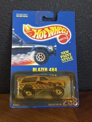 Blazer Hot Wheels 1989 4x4 caja de plástico rota Foto 1 de 4