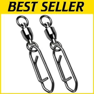 High-Strength Snap Swivels with Stainless Steel for Ultimate Fishing Performance - Picture 1 of 9