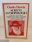 Darwin Charles   Scritti Antropologici   Longanesi 1971
