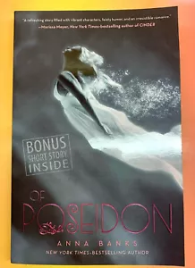 💜 " OF POSEIDON " SIGNED BY AUTHOR ANNA BANKS! English Paperback 2013 - Picture 1 of 9