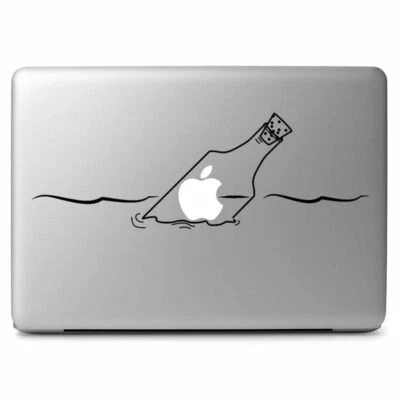 Drift Apple Bottles Vinyl Decal Sticker for Macbook Air Pro Laptop Car Window - Image 1 of 4