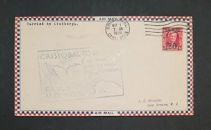 US 1930 FAM 5 Lindbergh Flown CZ Canal Zone to Miami Air Mail First Flight Cover - Picture 1 of 6