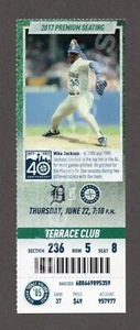 K-Rod LAST GAME 2017 Mariners Tigers 6/22 MINT CLUB Ticket MIKE JACKSON - Picture 1 of 3