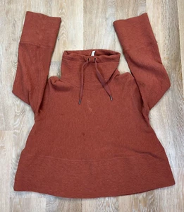 Lululemon Sweater Womens Small Peaceful Moments Pullover Cropped Cowl Neck - Picture 1 of 12