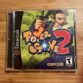 Power Stone 2 Sega Dreamcast Case Back AND Manual ONLY NO GAME AUTHENTIC