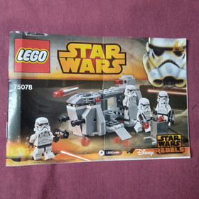 LEGO Star Wars Imperial Trooper Transport 75078 Instruction Manual No Bricks