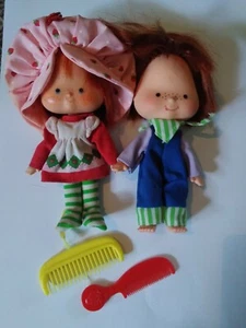 Vintage Strawberry Shortcake & Huckleberry Pie Dolls - Picture 1 of 1