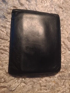 Belsac Herren Leder Geldbörse Schwarz Karte Münzgeldscheine - Bild 1 von 6