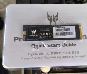 One New Acer Preoator SSD GM7000 2TB 7400MB/s Pcle4.0 independence cache - Picture 1 of 1