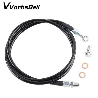 Black Stainless Clutch Cable Line for Honda Civic 92-00 for Acura Integra 94-01 - Image 1 of 4