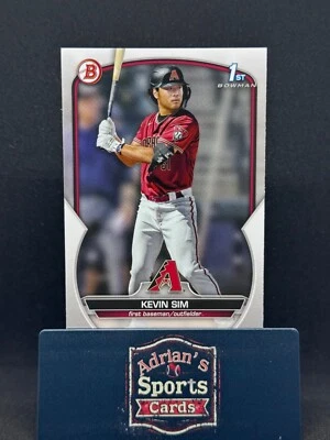2023 Bowman Draft - Kevin Sim #BD-16 (RC) - Image 1 of 2