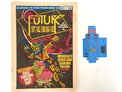FUTURE TENSE. NUMBER 1. RARE WITH FREE GIFT.   VINTAGE MARVEL MAGAZINE. 1980. - Image 1 of 4