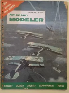 American Modeler #21 pre-modello aviazione 1959 gennaio e luglio - Foto 1 di 2