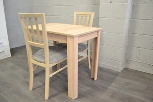 Small moder extending table with 2 chairs in oak sonoma colour MarP - Picture 1 of 6