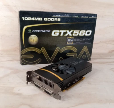 EVGA GeForce GTX 560 1GB GDDR5 Graphics Card 01G-P3-1469-KR  tested - Image 1 of 4