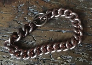 Vintage Wide Copper Bracelet/Chin Strap/Watch Chain. LARP. Reenactment. - Picture 1 of 4