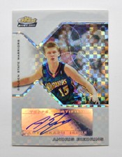 2004-05 Finest X-Fractors #187 Andris Biedrins AU 124/129