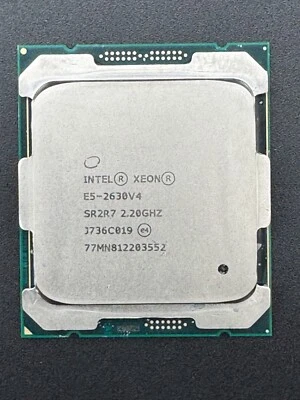 Intel Xeon SR2R7 E5-2630v4 2.2ghz Processor CPU - Image 1 of 2