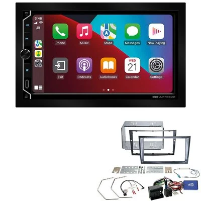 ESX Radio Apple CarPlay für Opel Corsa D stealth black inkl Lenkradfernbedienung - Bild 1 von 4