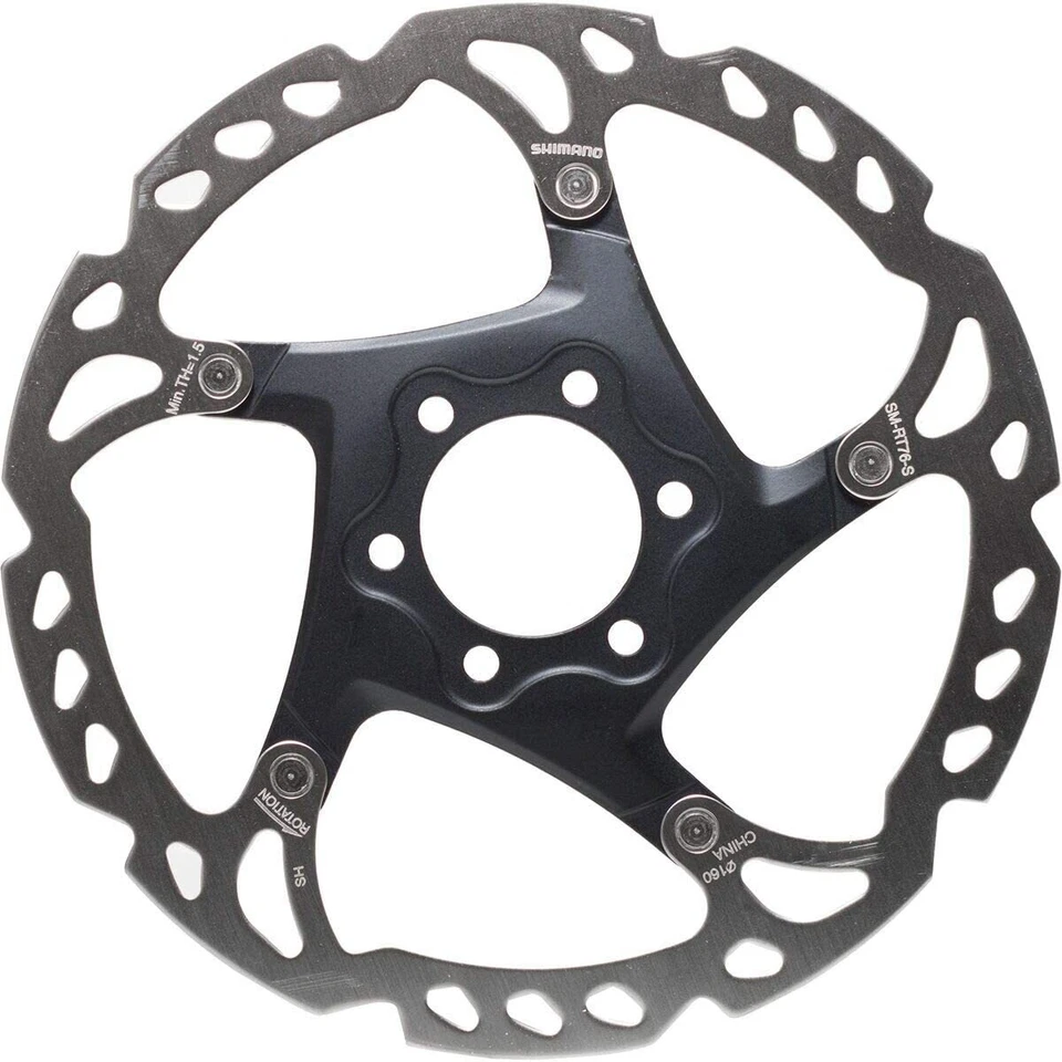 1 or 2 Shimano SLX SM-RT76-S Bike Disc Brake Rotor 6-Bolt 160mm MTB - Image 1 of 1