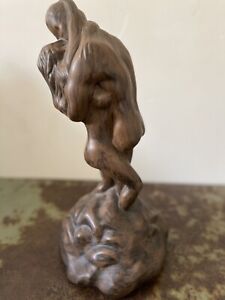 NUDE MALE Statue Figurine Ceramic Sculpture Greek Art Signed Naked New HANDMADE Erotic