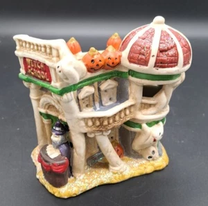 Vintage Witch School Building Halloween (Light Can Be Added) - Picture 1 of 6