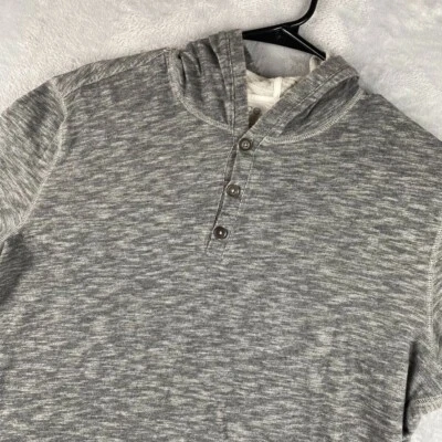 Moletom com capuz Vince feminino grande suéter com capuz pulôver urze Henley - Imagem 1 de 4