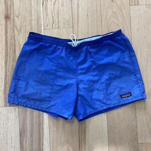 Vintage Patagonia Swim Trunks Drawstring Shorts Blue Size Medium MADE IN USA