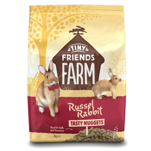 Russel Rabbit Food Tasty Nuggets 2kg TINY FRIENDS FARM Small Animal Feed - Picture 1 of 2