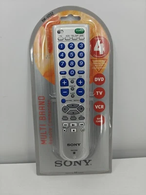 Sony RM-V202 Multi Brand Universal Remote Control DVD TV VCR SAT New Sealed - Image 1 of 4
