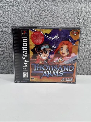 Thousand Arms (Sony PlayStation 1, 1999) With Manual - Tested - Image 1 of 4